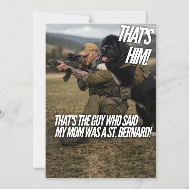 The guy! Thin Magnetic Card (Front)