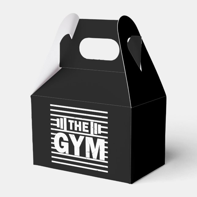 The Gym Favor Box (Front Side)