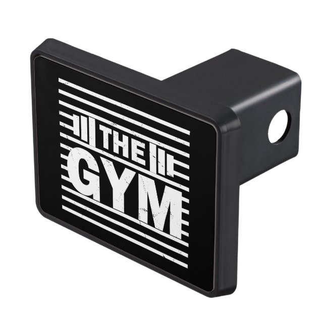 The Gym Trailer Hitch Cover (Top Right)