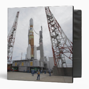 The H-IIB rocket on the launch pad Binder