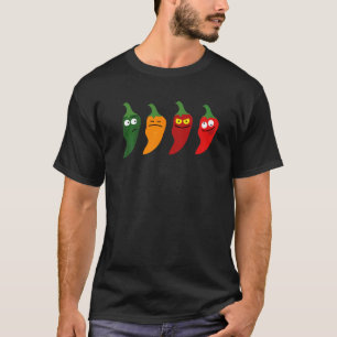 The Habanero Hot Colourful Pepper T-Shirt