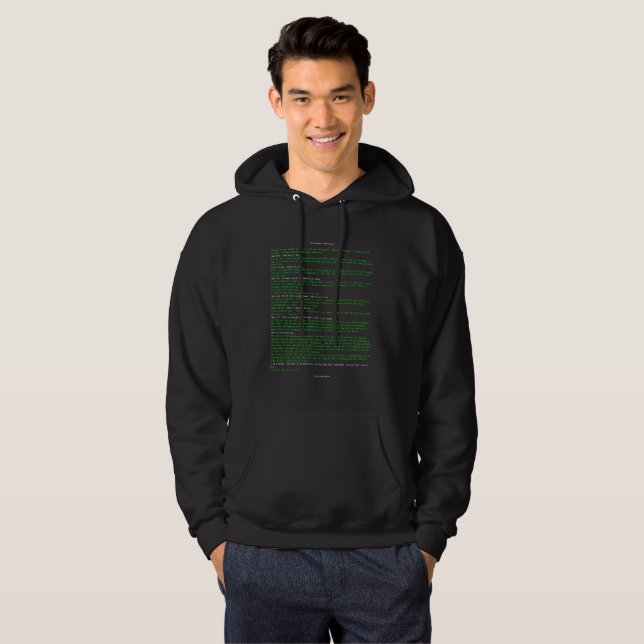 The Hacker's Manifesto Hoodie (Front Full)