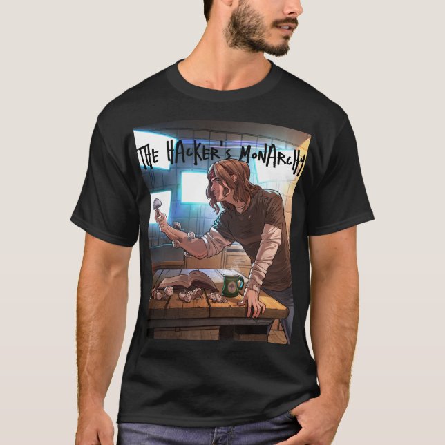 The Hacker's Monarchy - Caddie: T-Shirt (Front)