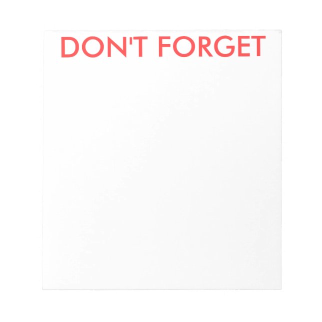 The Hadley Notepad (Front)