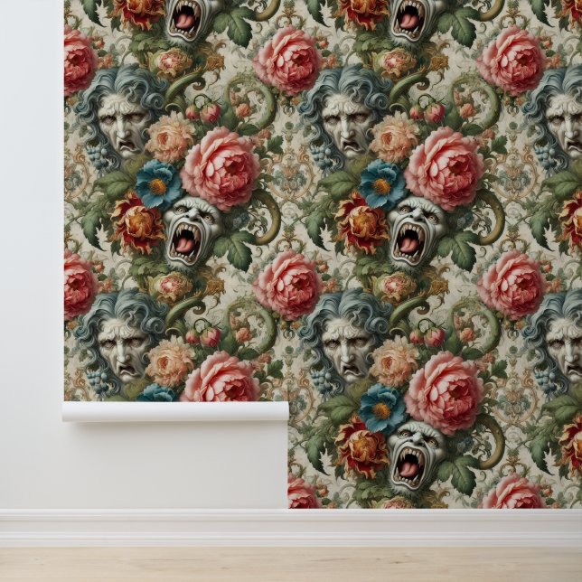 The Hag & the Howl – Gothic Victorian Wallpaper (Application)