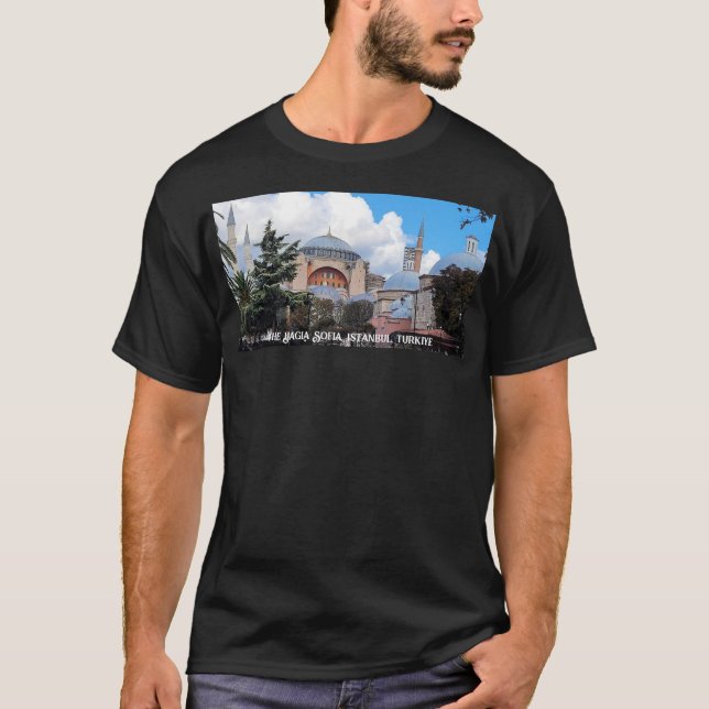 The Hagia Sofia, Istanbul, Turkiye T-Shirt (Front)