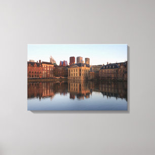The Hague skyline in the Netherlands Canvas Print