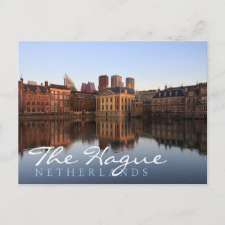 The Hague skyline in the Netherlands Postcard