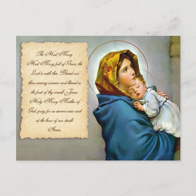 The Hail Mary Postcard (Front)