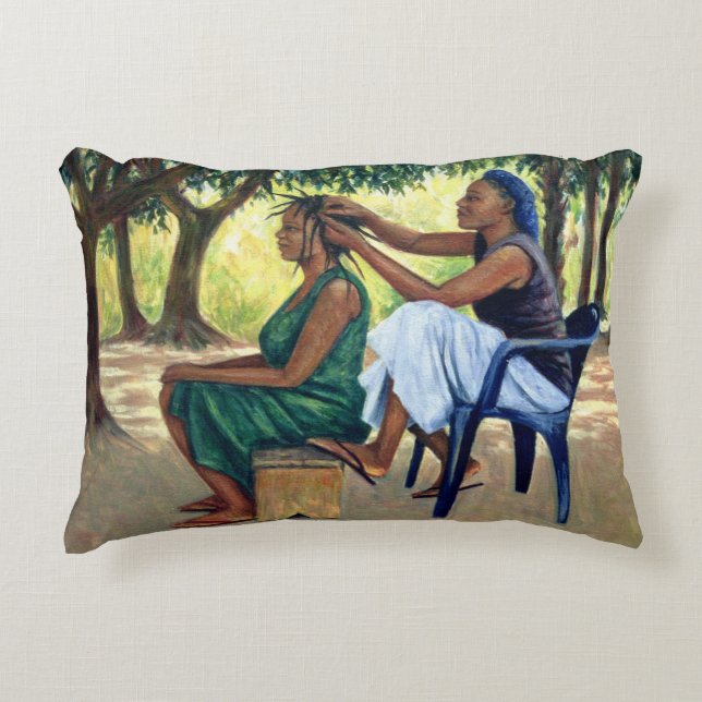 The Hairdresser 2001 Accent Pillow (Front)