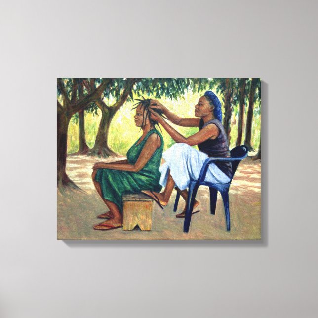 The Hairdresser 2001 Canvas Print (Front)
