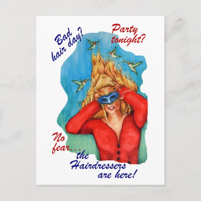 The Hairdressers Postcards (Front)