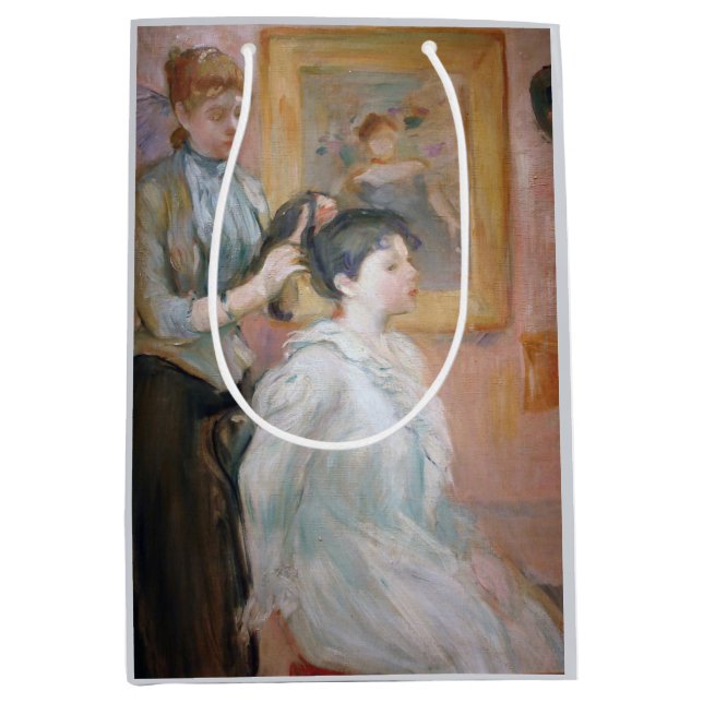 The Hairstyle (by Berthe Morisot) Medium Gift Bag (Front)