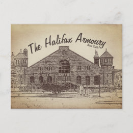 The Halifax Armoury Postcard