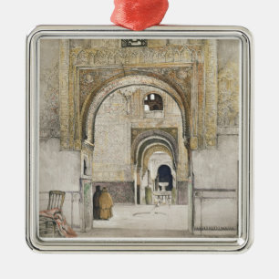 The Hall of the Two Sisters (Sala de las dos Herma Metal Ornament