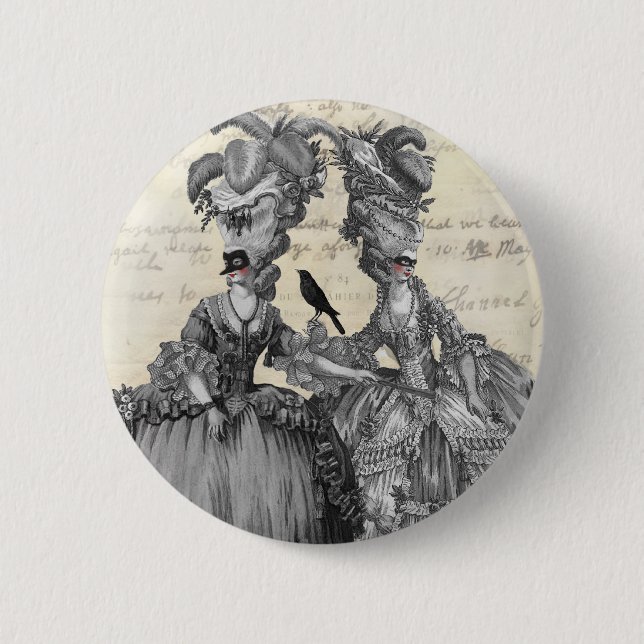 The Halloween Ball 2 Inch Round Button (Front)
