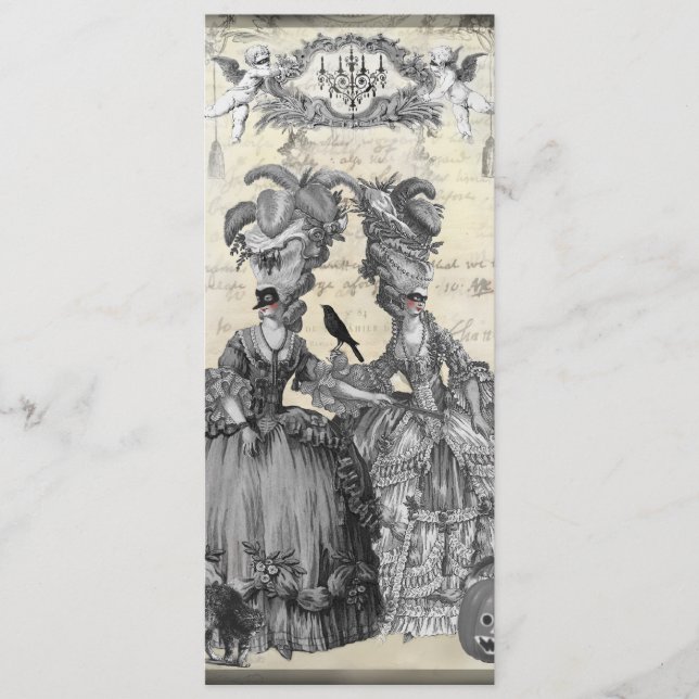 The Halloween Ball Menu (Front)