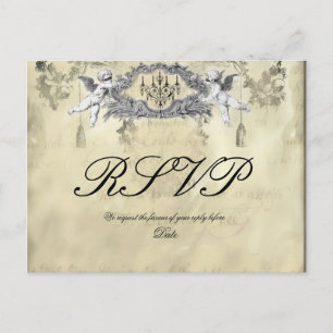 The Halloween Ball RSVP Invitation Postcard