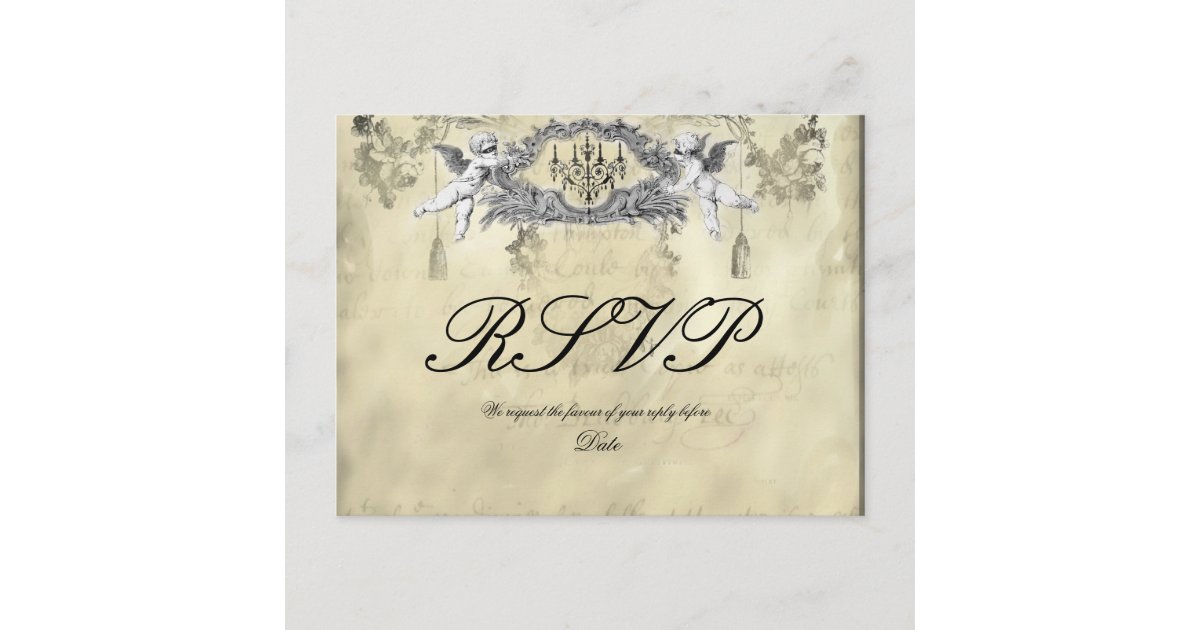 The Halloween Ball RSVP Invitation Postcard Zazzle.ca