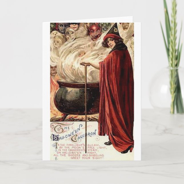 The Halloween Cauldron Card (Front)