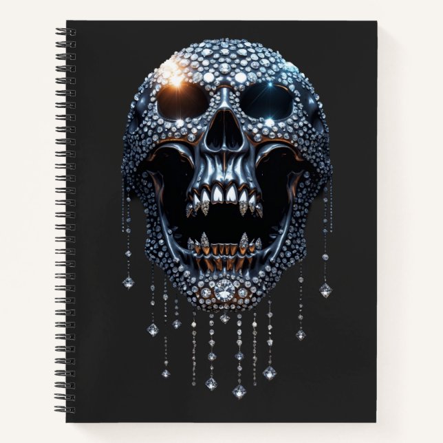 The Halloween "Spooky Bling" Notebook (Front)