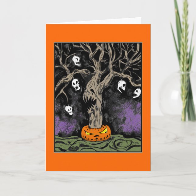 The Halloween Tree Card (Front)