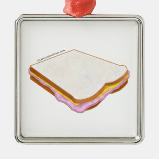 The Ham Sandwich Metal Ornament