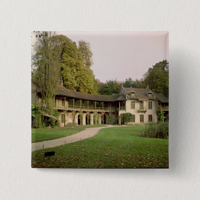 The Hameau of Marie-Antoinette 2 Inch Square Button (Front)