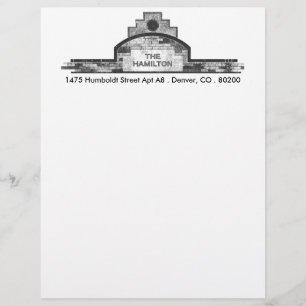 the hamilton letterhead