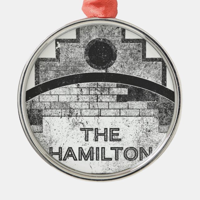 the hamilton metal ornament (Front)