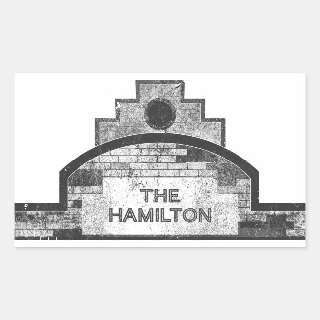 the hamilton sticker (Front)
