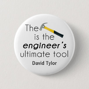 The Hammer 2 Inch Round Button