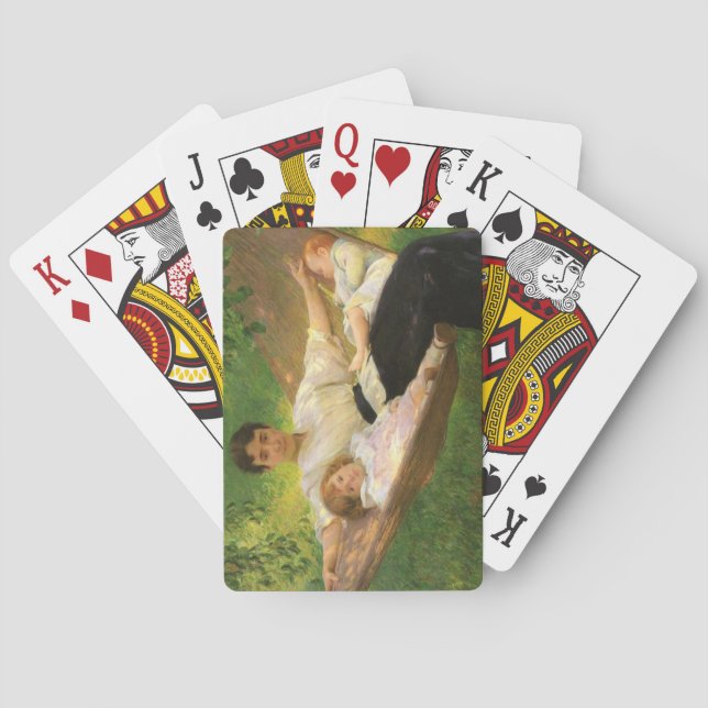 The Hammock (by Joseph DeCamp) Playing Cards (Back)