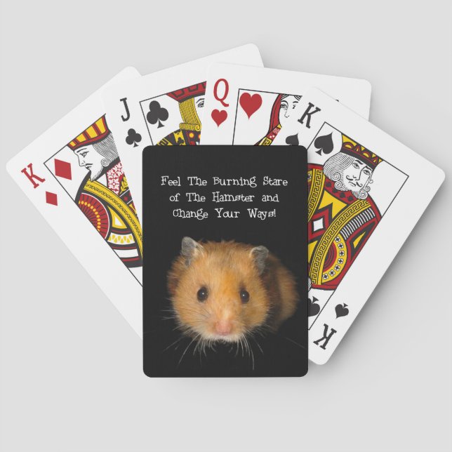 The Hamster  Playing Cards (Back)