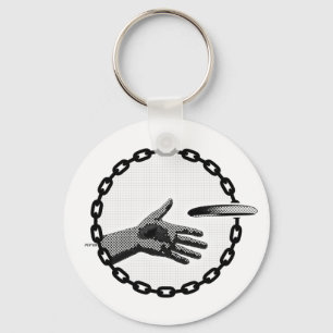 The Hand That Putts Keychain