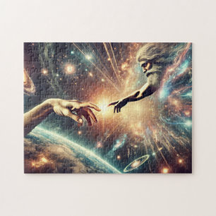 The Hands of Creation Cosmic Jigsaw Puzzle