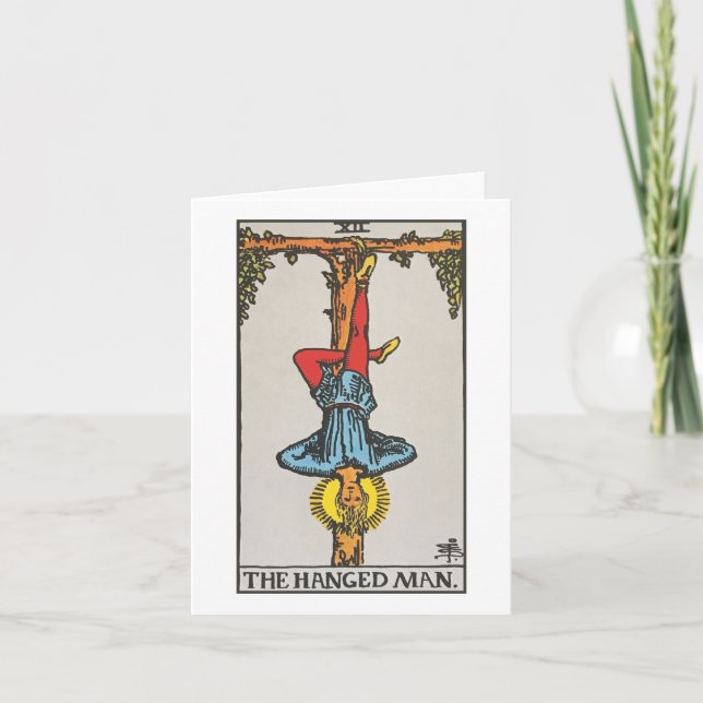 The Hanged Man - Rider Waite Smith tarot Card (Front)