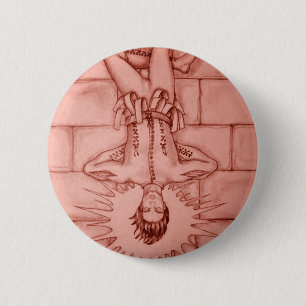 The Hanged Man Tarot Card 2 Inch Round Button