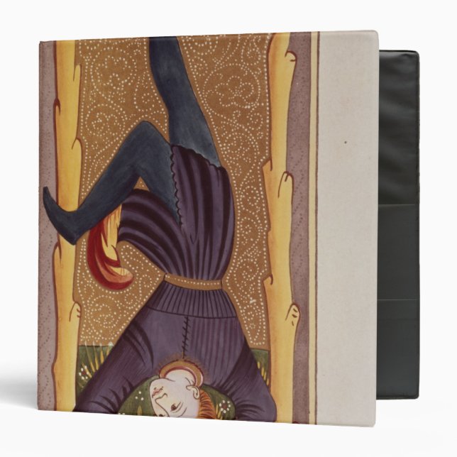 The Hanged Man, tarot card, French Binder (Front/Inside)