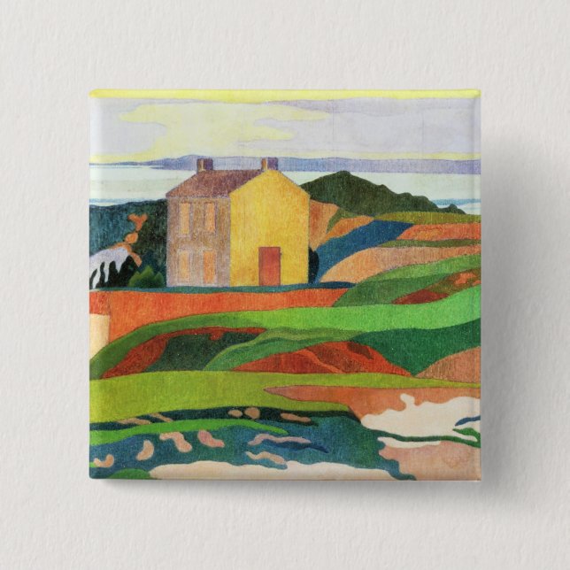 The Hangmans's House, c.1891 2 Inch Square Button (Front)