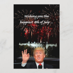 the Happiest 4th of July from Donald Trump Card