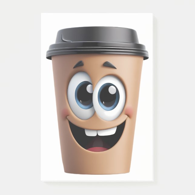 The Happiest Coffee Break You'll Ever Have Post-it Notes (Front)