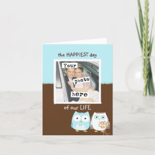 The Happiest Day of Our Life, Owls Wedding Card