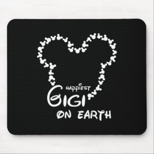The Happiest Gigi On The Earth Funny Grandma Women Mouse Pad