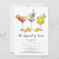 The Happiest Of Hours Cocktail Bridal Shower