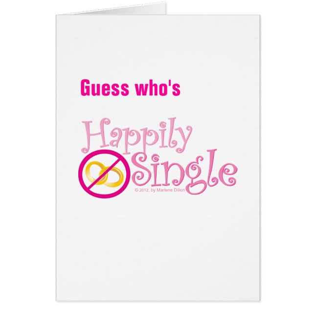 The Happily Single Collection by MDillon Designs (Front)