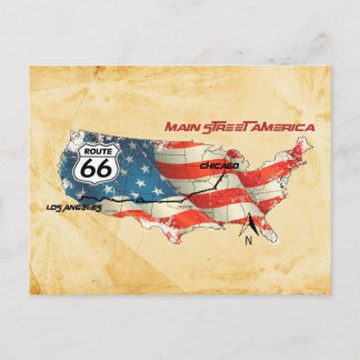 The happy America higway Postcard
