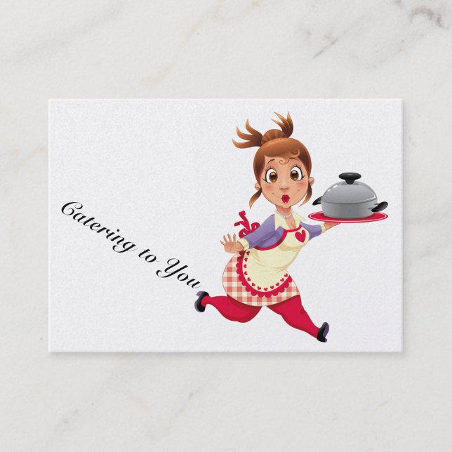 The Happy Chef / Caterer / Bakery - SRF Business Card (Front)