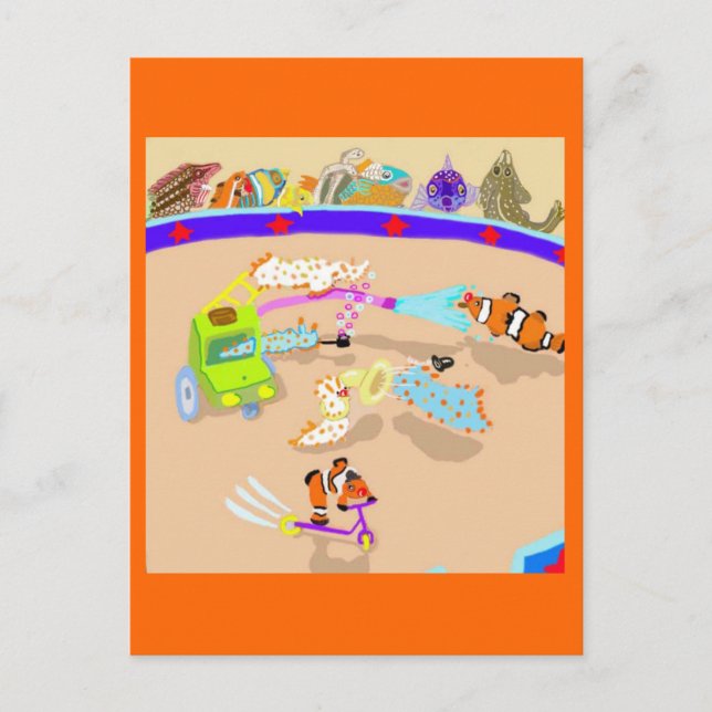 The Happy Clowns Postcard (Front)