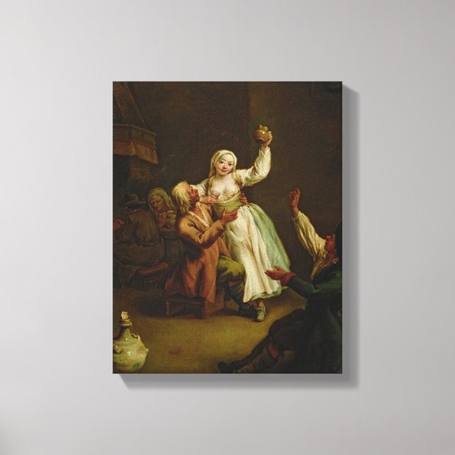The Happy Couple Canvas Print (Front)